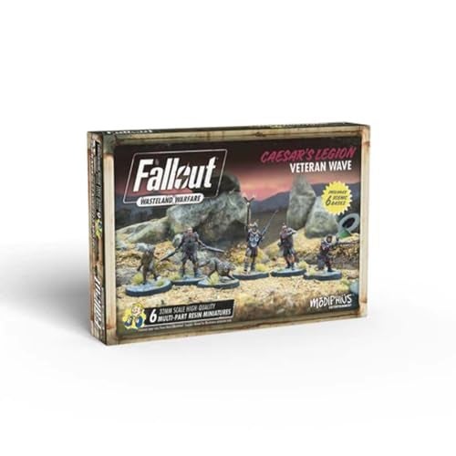 Modiphius Fallout Wasteland Warfare Caesars Legion Veteran WaveMulticolor - Image 1