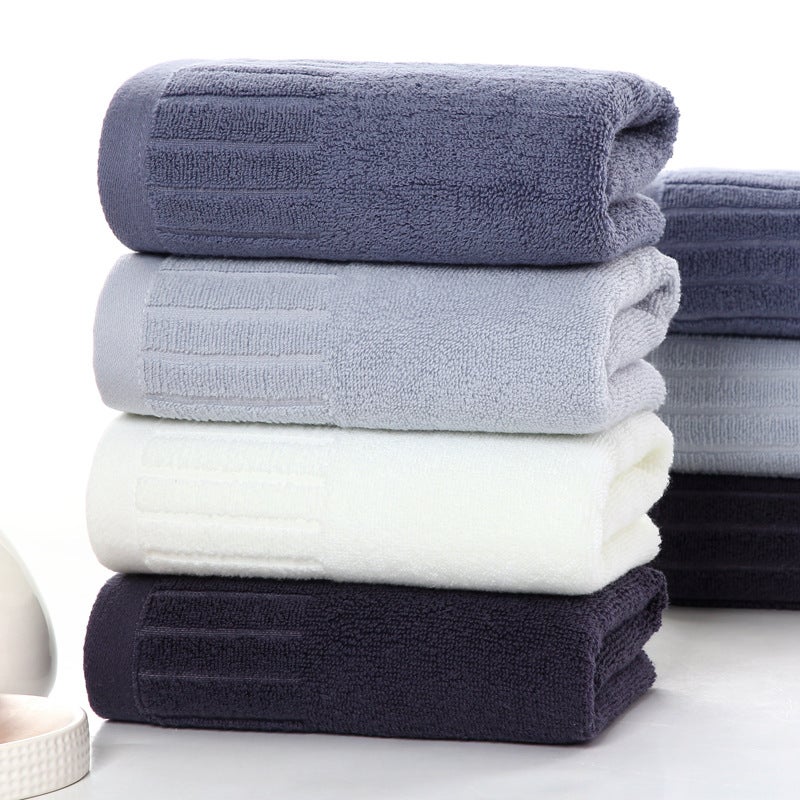 Factory Cotton Towel Absorbent Thick Soft Face Towel Cotton Wedding Gift Embroidered Logo - Image 2