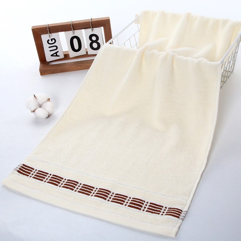 Factory Cotton Towel Absorbent Thick Soft Face Towel Cotton Wedding Gift Embroidered Logo - Image 1