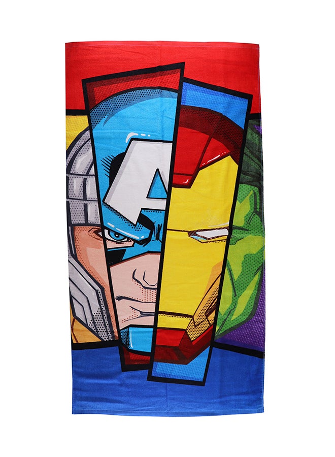 MARVEL Avengers Design Beach Bath Towel Multicolour - Image 1