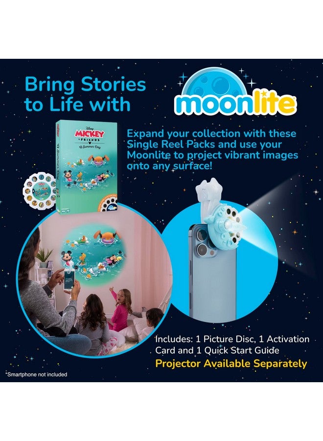 Moonlite Storytime Mickey And Friends A Summer Day Storybook Reel, A Magical Way To Read Together, Digital Story For Projector, Fun Sound Effects, Learning Gift For Kids Ages 1 Year And Up - Image 2