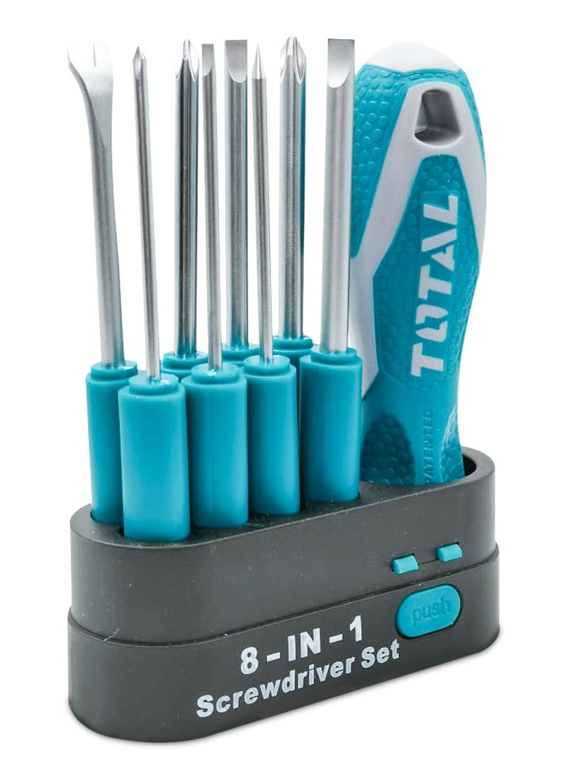 8 in 1 Interchangeable Screwdriver Set for Home ,Office , Workshop, Electricians  THT250906 T.O.T.A.L
