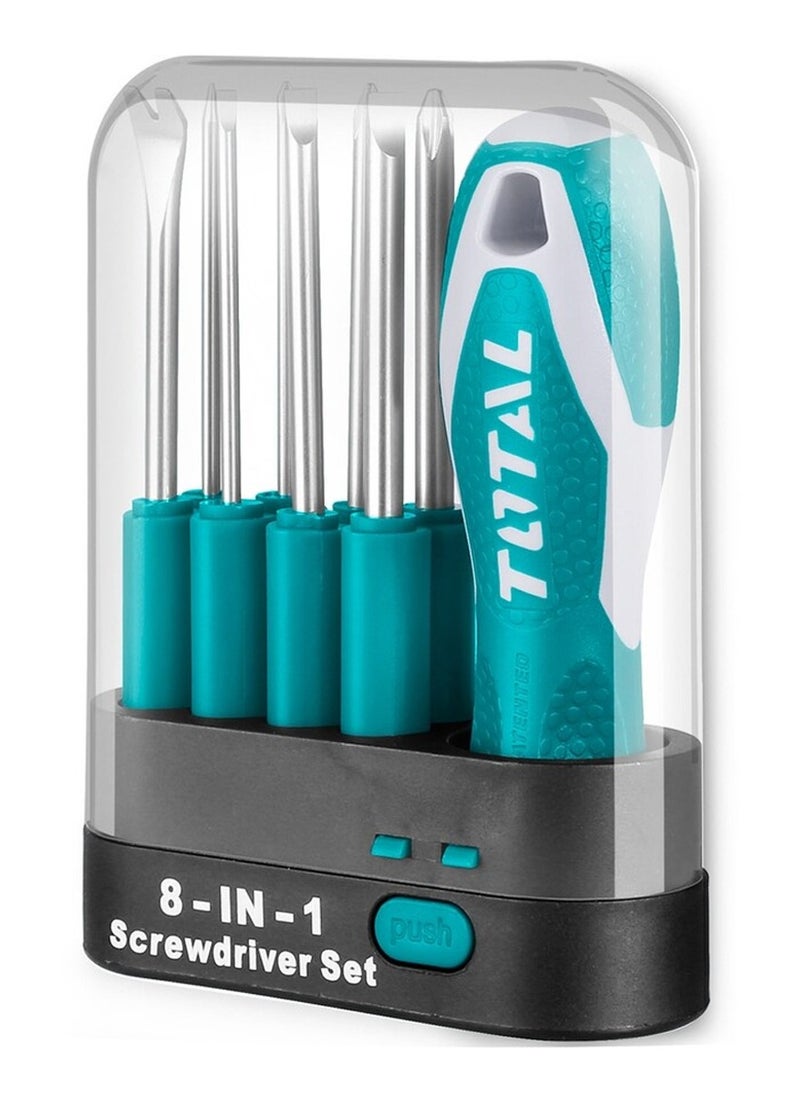 8 in 1 Interchangeable Screwdriver Set for Home ,Office , Workshop, Electricians  THT250906 T.O.T.A.L