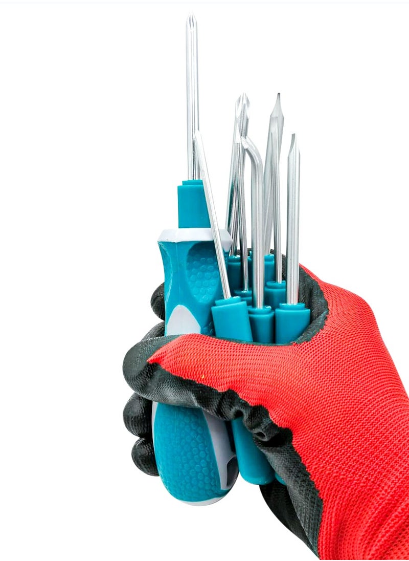 8 in 1 Interchangeable Screwdriver Set for Home ,Office , Workshop, Electricians  THT250906 T.O.T.A.L