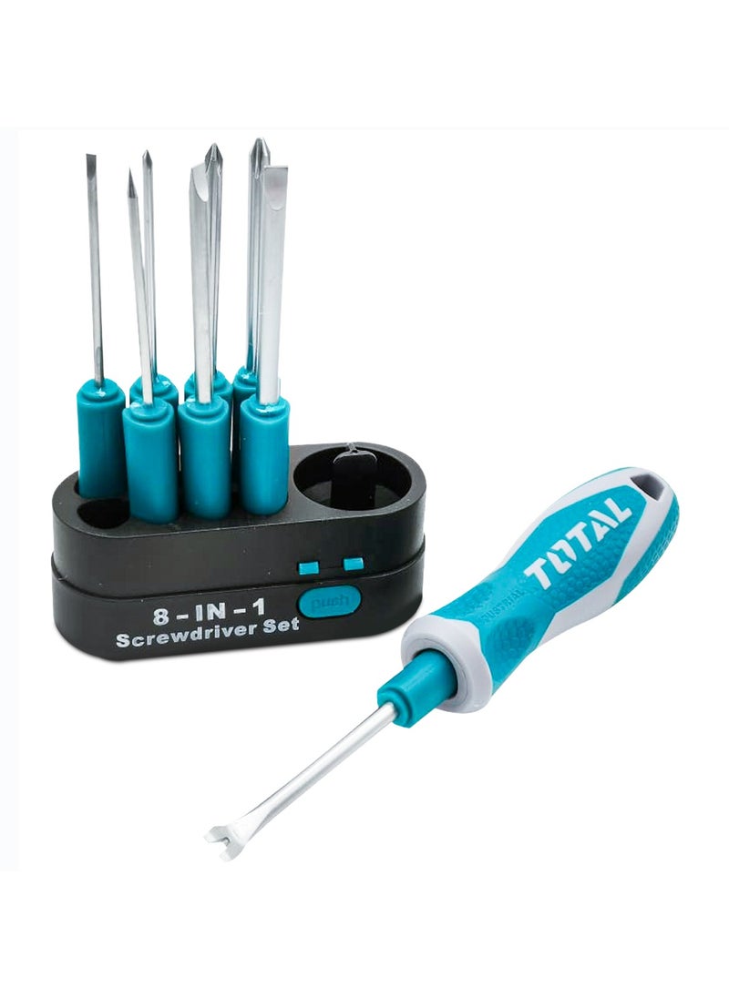 8 in 1 Interchangeable Screwdriver Set for Home ,Office , Workshop, Electricians  THT250906 T.O.T.A.L