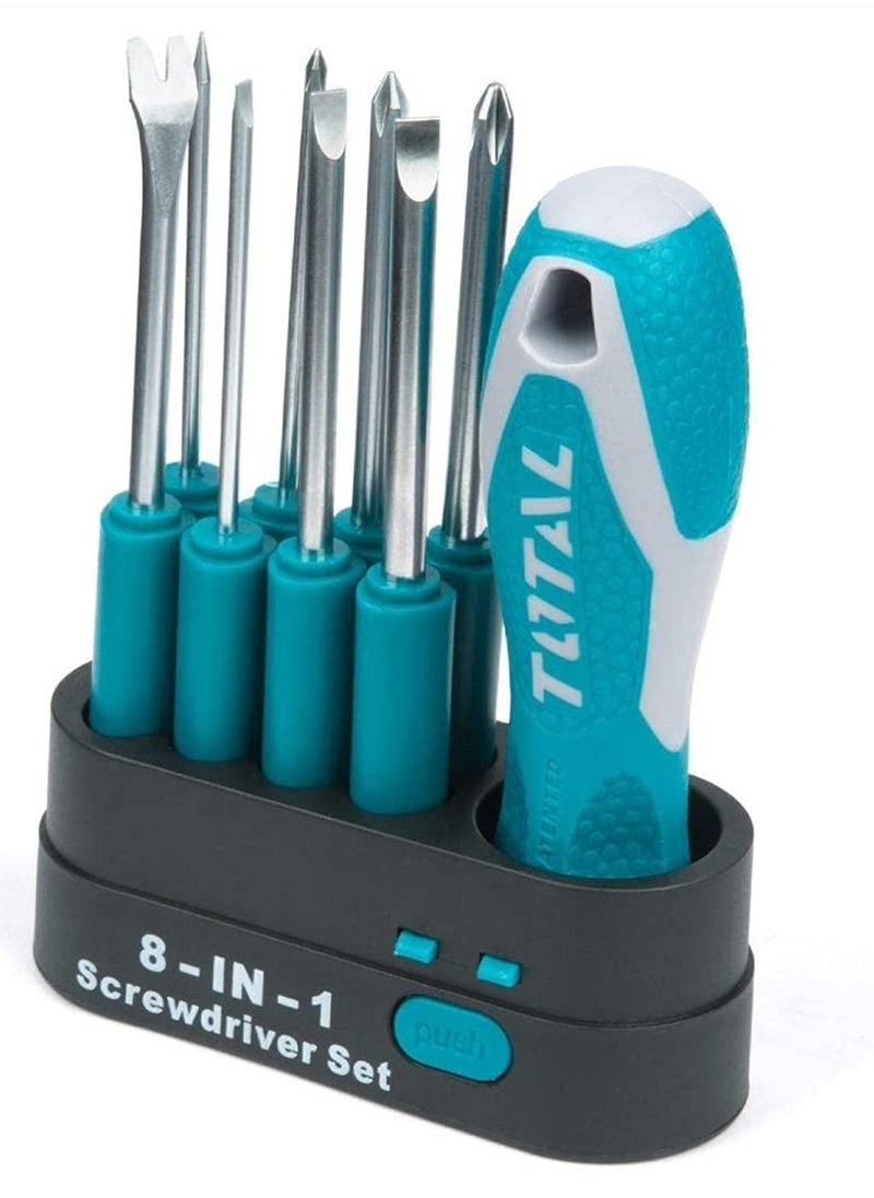 8 in 1 Interchangeable Screwdriver Set for Home ,Office , Workshop, Electricians  THT250906 T.O.T.A.L