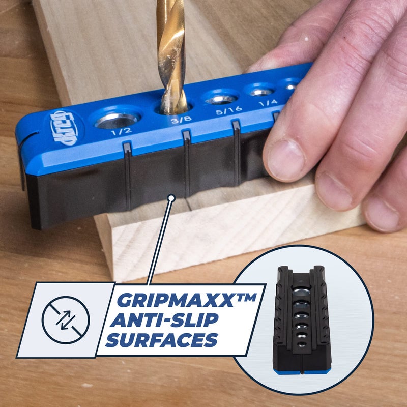 Kreg Portable Drilling Guide - 6 Hardened Drill Guides for Carpentry - Craftsman Tool Accessory - Image 5
