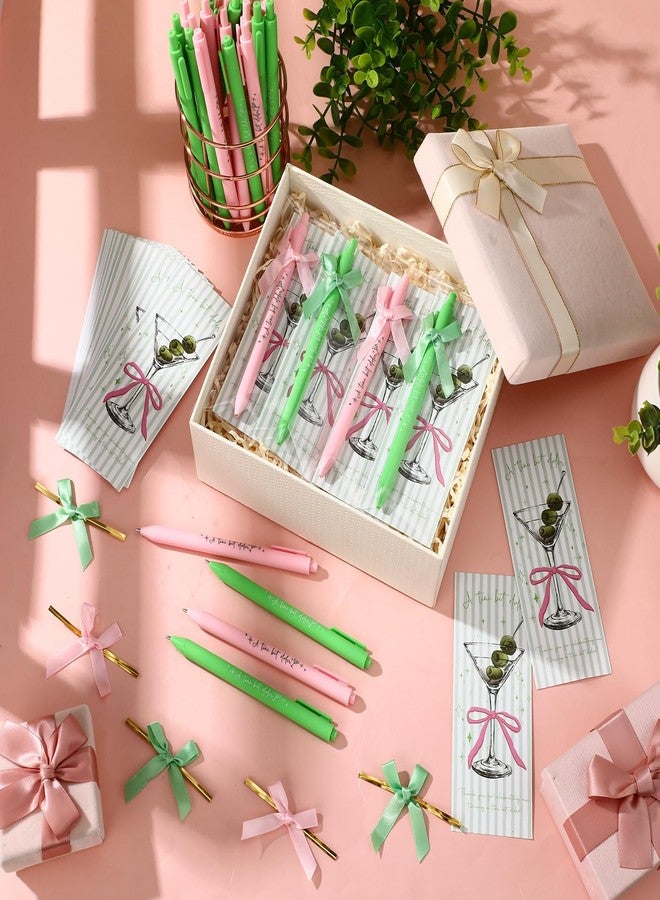 Sinload 30 Sets A Tini Bit Older Party Favors Bulk Ballpoint Pens Bookmarks and Bow ties Martini Margarita 21st Birthday Cocktail Fiesta Bachelorette Party Gifts for Guests - Image 5