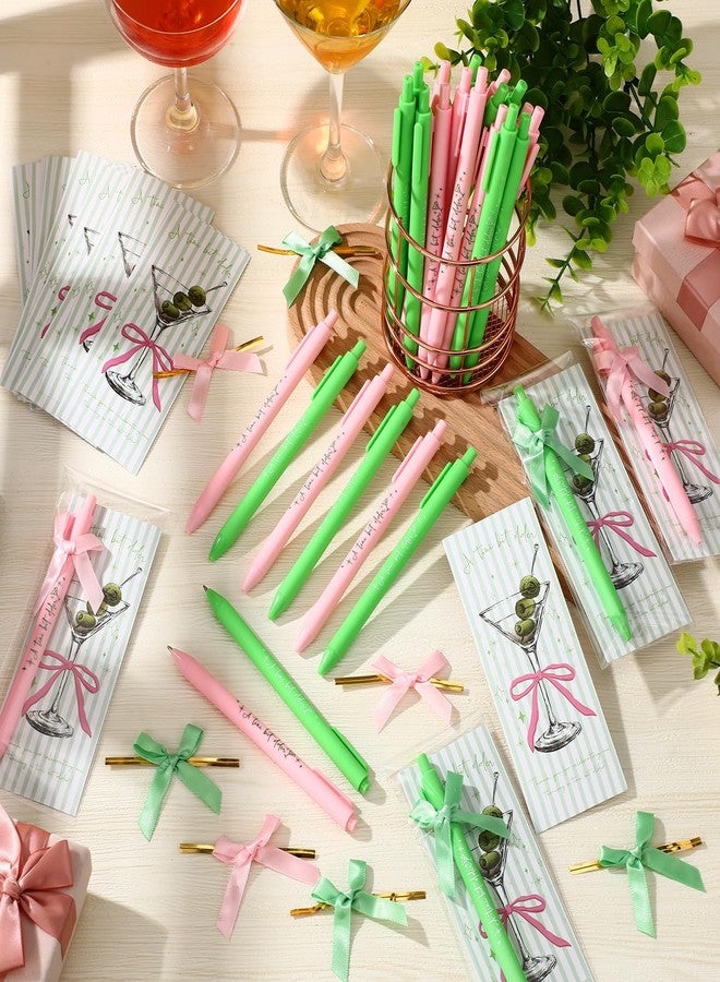 Sinload 30 Sets A Tini Bit Older Party Favors Bulk Ballpoint Pens Bookmarks and Bow ties Martini Margarita 21st Birthday Cocktail Fiesta Bachelorette Party Gifts for Guests - Image 4