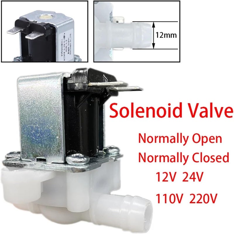 Dc 12V 24V 220V Electric Solenoid Valve Normally Closed Pressure Solenoid Valve Valve Switch(24V_NORMALLY OPEN) - Image 5