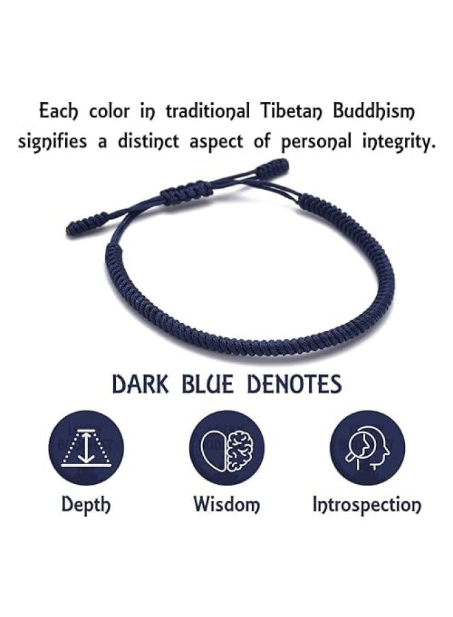 LUCKY BUDDHIST Lucky Bracelet and Pendant/Necklace, for Teenagers, Men, Women, Braided Friendship Bracelets, Handmade with Love, Tibet Style, Adjustable Wrist Bracelet - Image 3