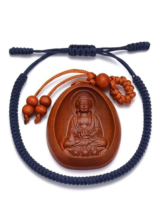 LUCKY BUDDHIST Lucky Bracelet and Pendant/Necklace, for Teenagers, Men, Women, Braided Friendship Bracelets, Handmade with Love, Tibet Style, Adjustable Wrist Bracelet - Image 2
