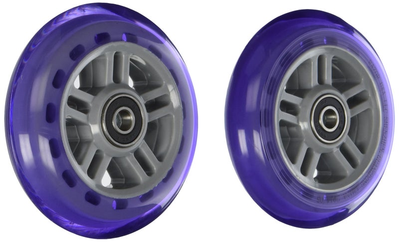 Razor Razor PU A Scooter Series Wheels with Bearings - Set of 2 - Purple 