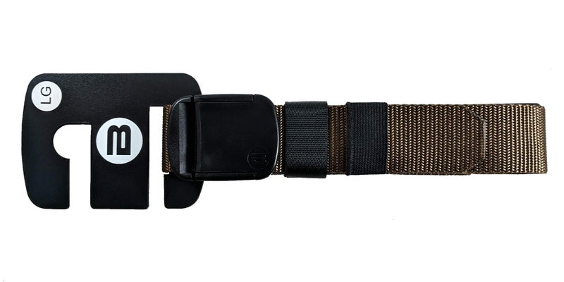 Betta 1.25 Inch Nylon Web Belt with Adjustable Buckle, Unisex (Small, Brown) - Image 2