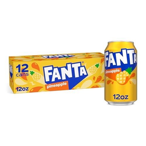 Fanta Pineapple, 12 fl oz, 12 Pack - Image 1