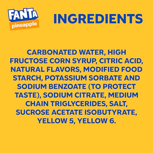 Fanta Pineapple, 12 fl oz, 12 Pack - Image 4