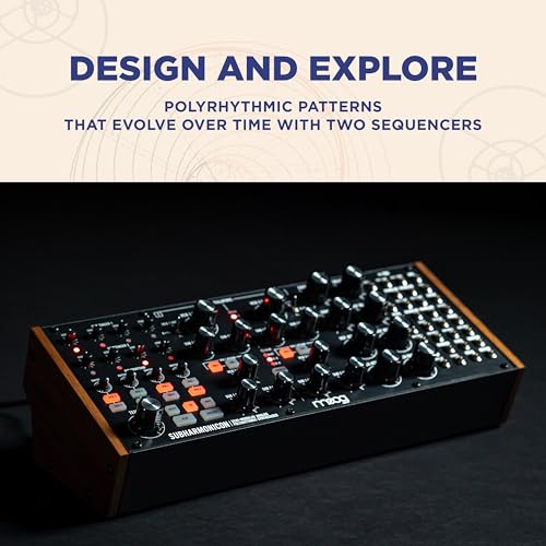 MOOG Subharmonicon Semi-Modular Analog Polyrhythmic Synthesizer with Dual Sequencer, MIDI, and Patch Bay - Image 4