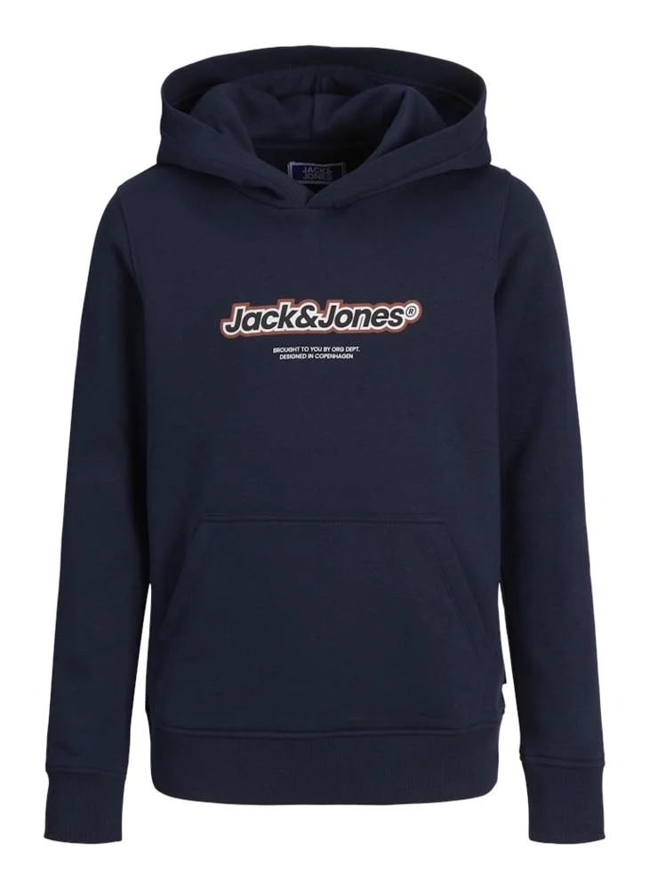 جاك وجونز جونيور Kids Graphic Print Hoodie