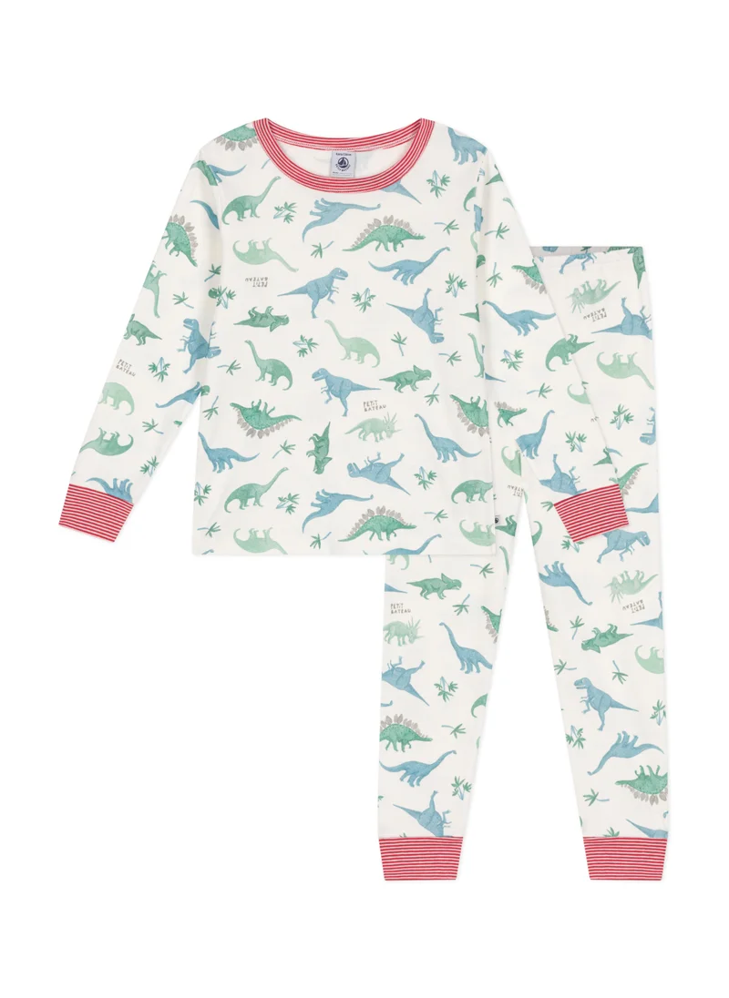 بيتي باتو Children's cotton pyjamas with dinosaur print