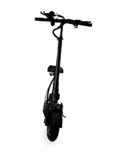 Generic 48V Electric Scooter for Adults | 350W Brushless Motor, Foldable Design with Key Display, Bluetooth, & Suspension | 10" Wheels, 3-Speed Modes, and Removable Seat for Commuting & Urban Travel (Black)  - Image 3