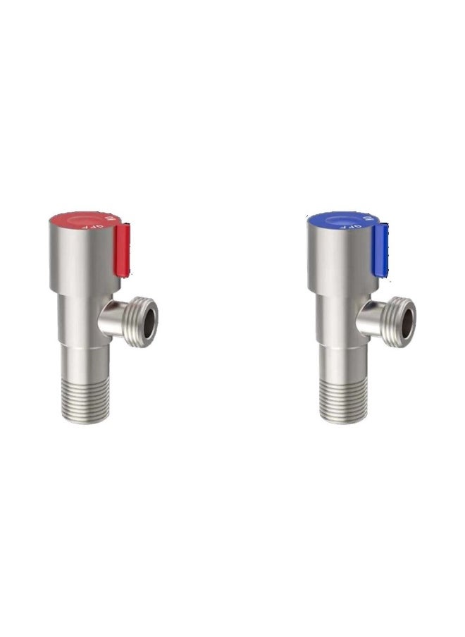 DANUBE HOME Milano Centro Angle Valve Â½ Inches 2Pieces/Set Angle Valve Hot or Cold Water Valve For Bathroom Kitchen Toilet taps - Made In China 