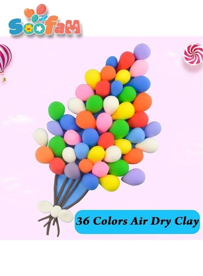 سوفام سلايم اسفنجي,27 قطعة متنوعة الرغوة منفوش مجموعة، ألوان زاهية الهواء الجاف الصلصال ضوء فائق مجموعة حرفية نمذجة الفنان الصلصال لعبة ستوديو - Image 4