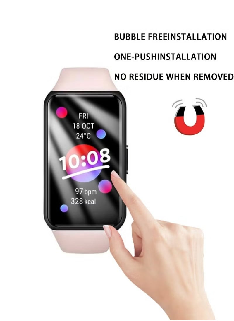 X-level 2 Pack Compatible with Honor Band 6 Screen Protector With Full Coverage PET Anti-scratch Bubble Free Anti-Fingerprint Easy Install Not Glass Film Screen Protector for Honor Band 6  - Image 4
