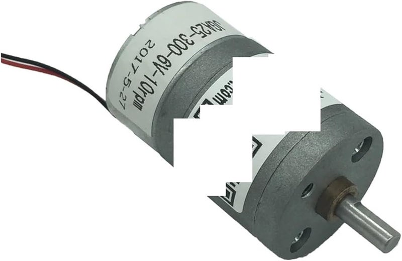 JGA25 300 6V 15rpm Geared Electric Motor with Gearbox for Robot Parts Starter - Image 1