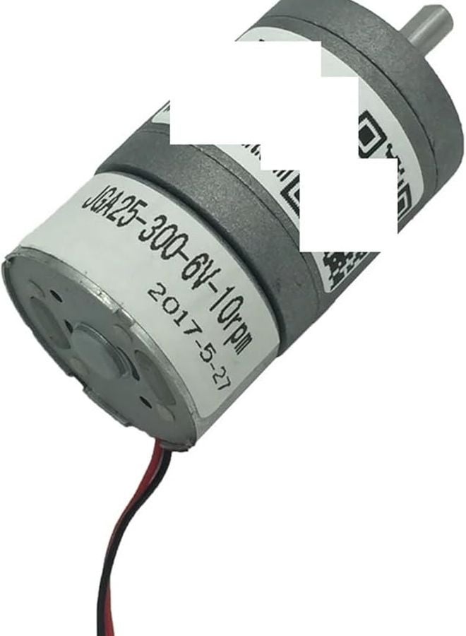 JGA25 300 6V 15rpm Geared Electric Motor with Gearbox for Robot Parts Starter - Image 3