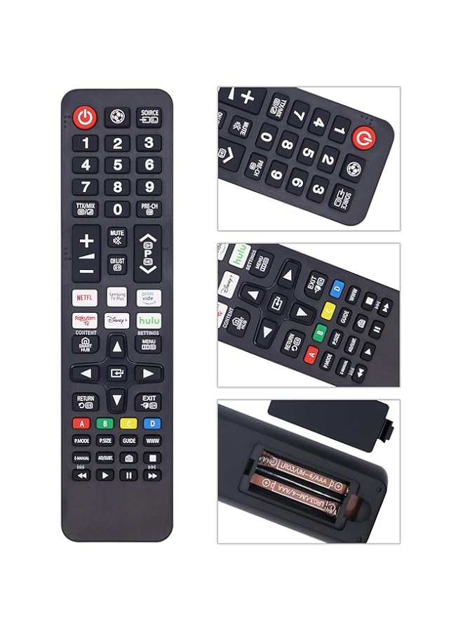 HuHa Riry New Philip Replacement Remote Control with five Quick-Access Buttons for LCD, LED, UHD, QLED TVs, Guaranteed to Work, Three-Year Warranty - Image 2