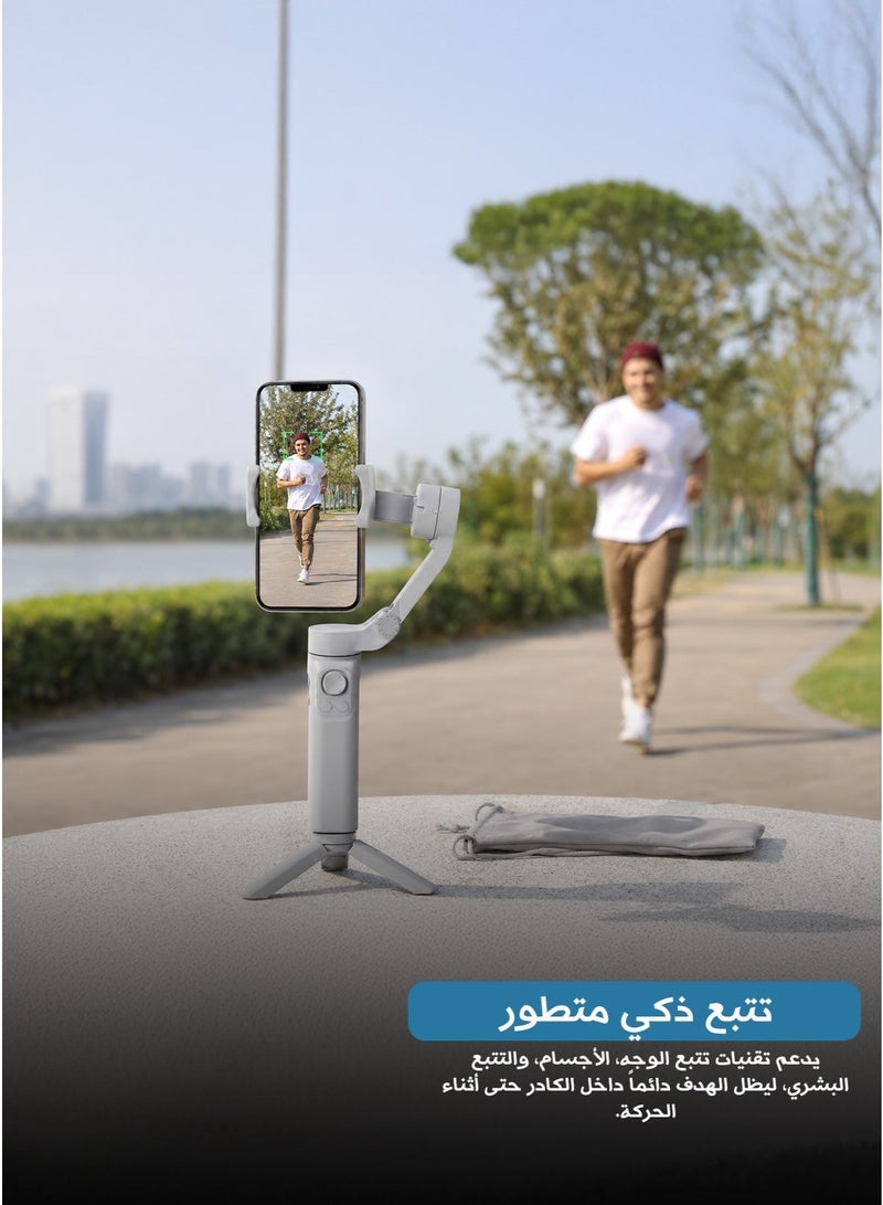 F5 3-Axis Phone Stabilizer & Gimbal for Video Shooting, TikTok & Live Streaming, Professional Foldable Design - Image 1