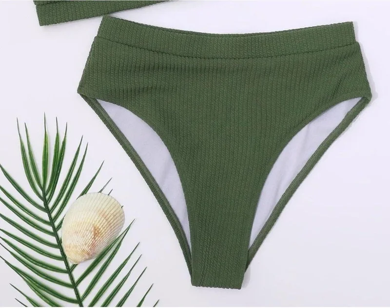 انجلسين High Waist Special Fabric Bikini Bottom