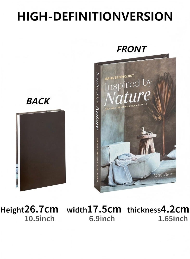In Air Decorative Books for Home Decor,Set of 4 Stylish Fake Books of Room Books Decor Aesthetic,for Coffee Table Decor,Living Room, Table, Shelf Decor,Modern Hardcover Stacked Display Books - Image 2