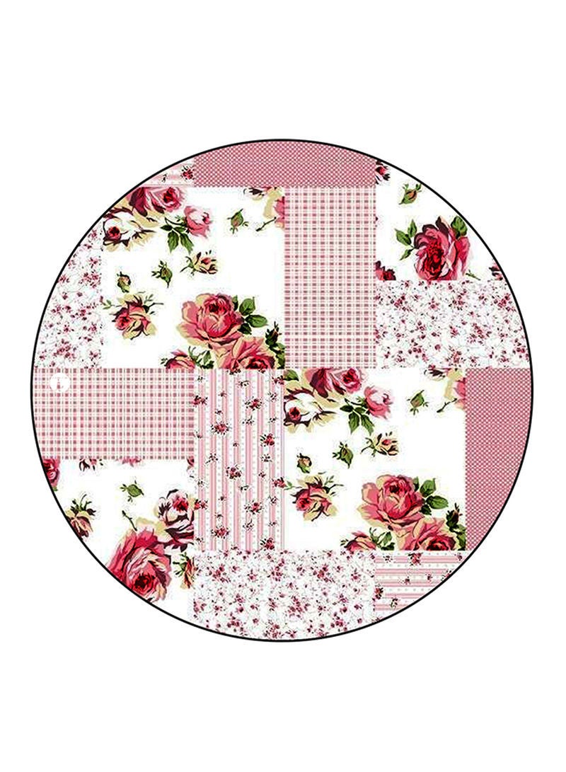 RKN Vintage Art Printed Fridge Magnet Round  Multicolour - Image 1