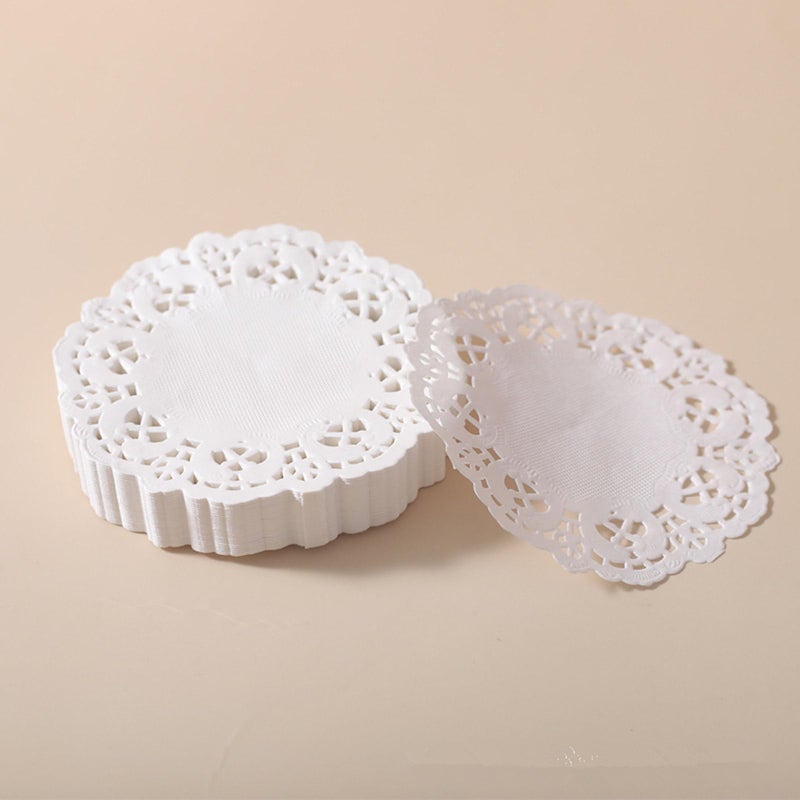 CHICIEVE Round Paper Lace Doilies 3.5 Inch Pack Of 250 Pcs by CHICIEVE - Image 4