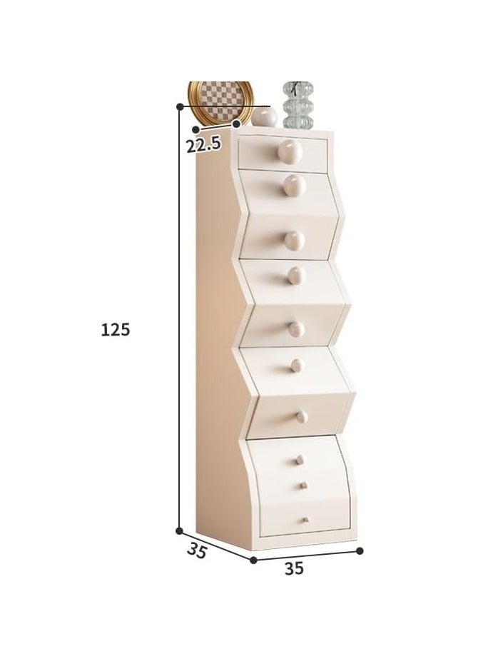 Generic Solid Wood Vintage Style Chest of Drawers, Versatile and Artistic French Living Room Storage  - Image 2