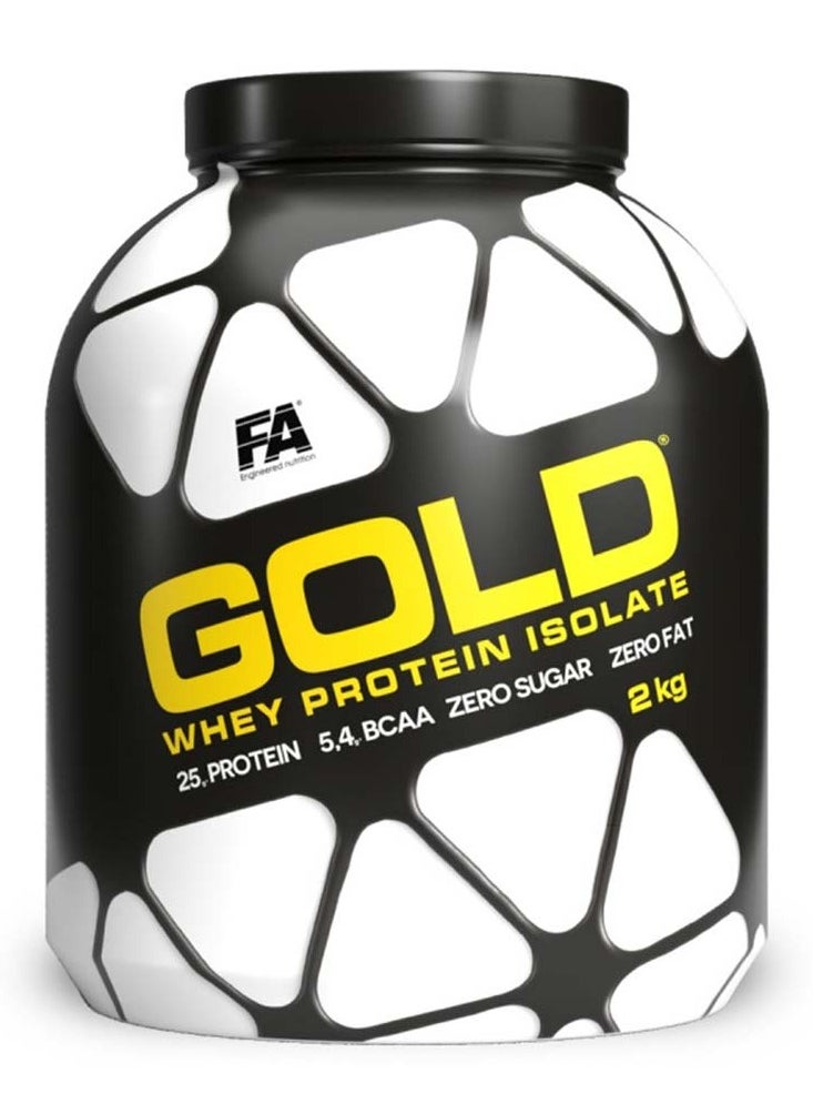 FA Engineered Nutrition - Gold Whey Protein Isolate - Vanilla Flavor - 2kg - Image 1