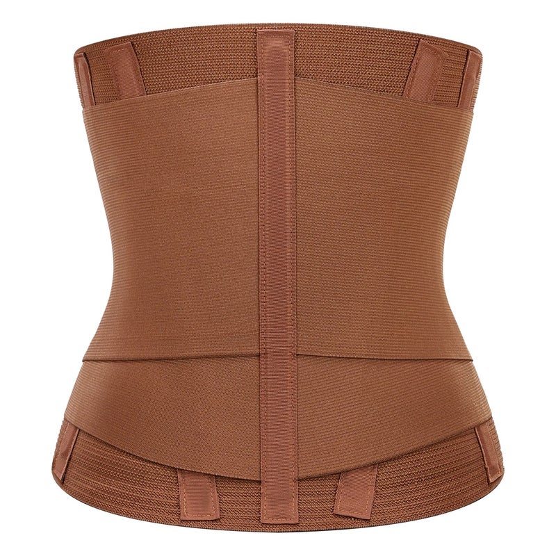 Bluejw Sport Zipper Waist Trimmer Belt Girdle Slimming Corset Bustier Sexy 2-in-1 Shapewear Waist Trainer with Steel Boning - Waist Trimmers - Image 5