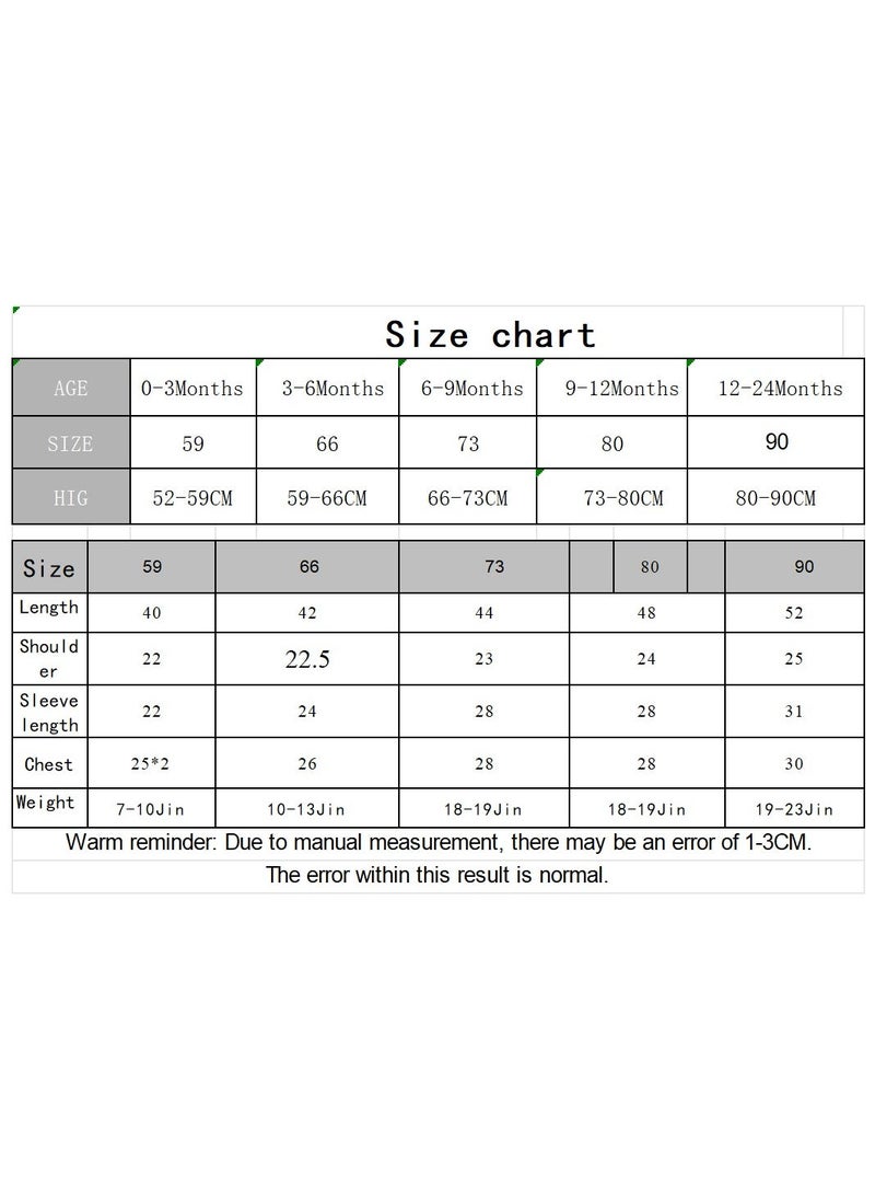 RedMapleTEK 5-Piece Set Of pure Cotton Jumpsuits For Infants And Young Children, Short-Sleeved Crawling Clothes  - Image 2