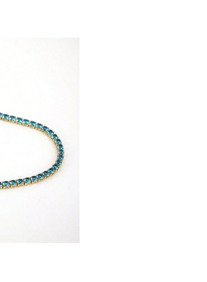 لاكجيريا Gold bracelet with crystals  - Image 3