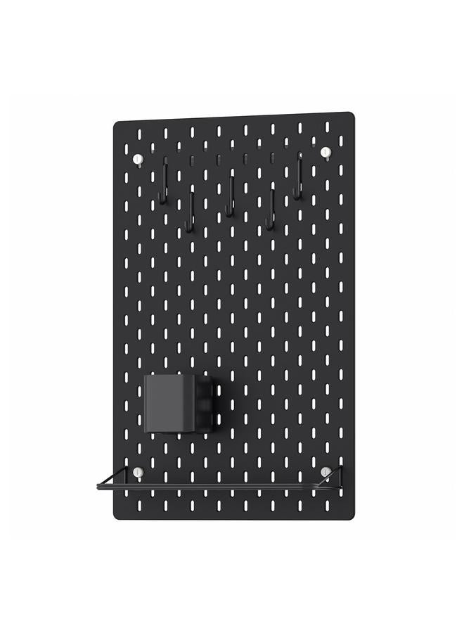 erorex Pegboard Combination, Black, 36X56 Cm - Image 1