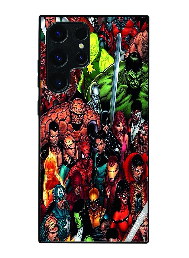 COVERSCART Protective Case Cover For Samsung Galaxy S25 Ultra Action Heroes All Together Design Multicolour