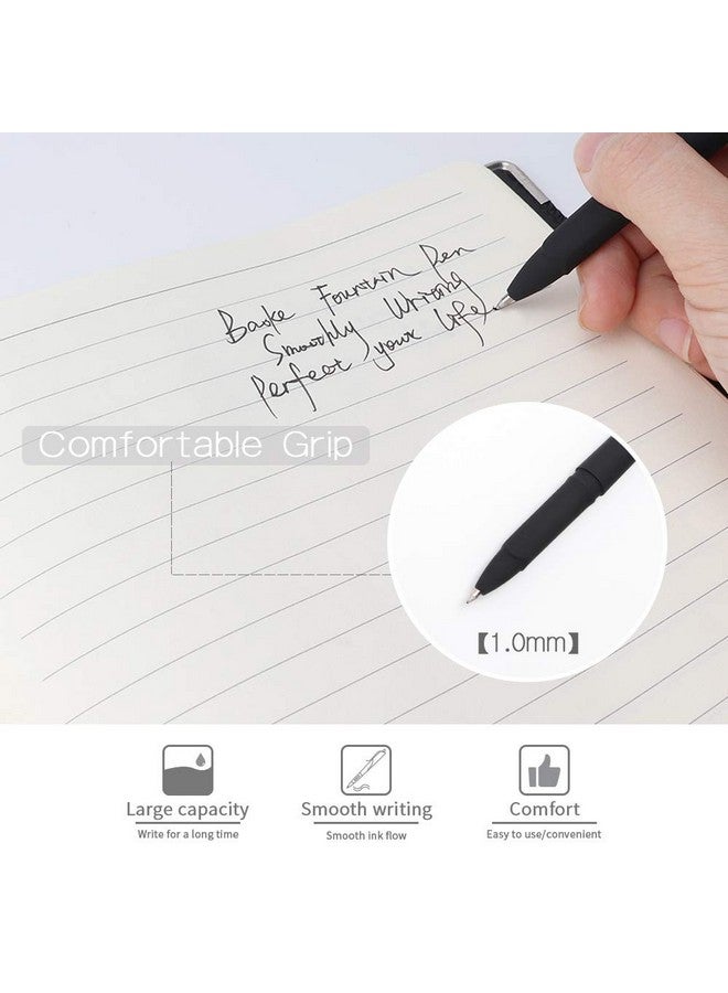 BAOKE Gel Ink Pens Rollerball Pens 1.0Mm Medium Line, Box Of 12 Pack, Pc1848 (Black)  - Image 4