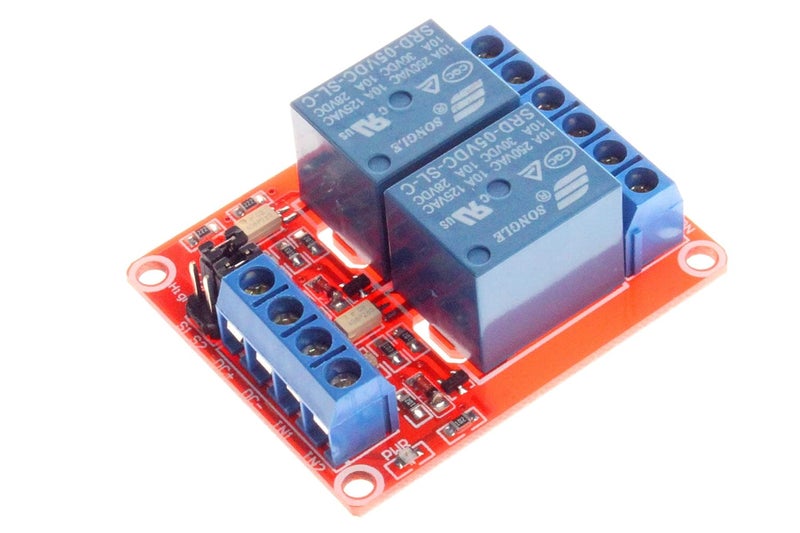 NOYITO 9V 2-Channel Relay Module High Low Level Trigger with Optocoupler Isolation Relay Load AC 0-250V 10A DC 0-30V 10A Circuit Switch Board - Image 3
