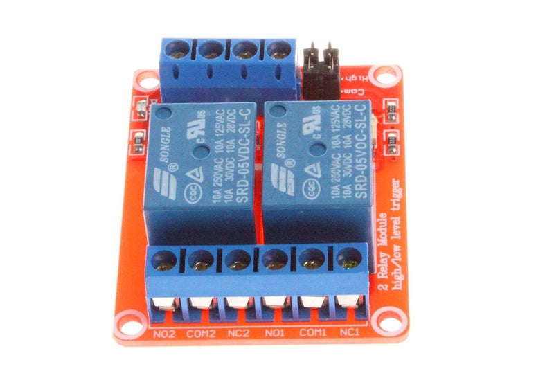 NOYITO 9V 2-Channel Relay Module High Low Level Trigger with Optocoupler Isolation Relay Load AC 0-250V 10A DC 0-30V 10A Circuit Switch Board - Image 5