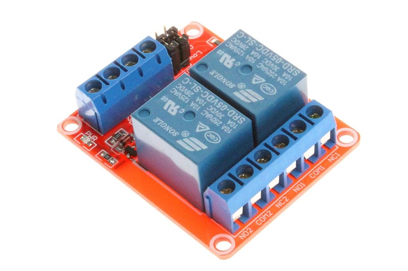 NOYITO 9V 2-Channel Relay Module High Low Level Trigger with Optocoupler Isolation Relay Load AC 0-250V 10A DC 0-30V 10A Circuit Switch Board - Image 4
