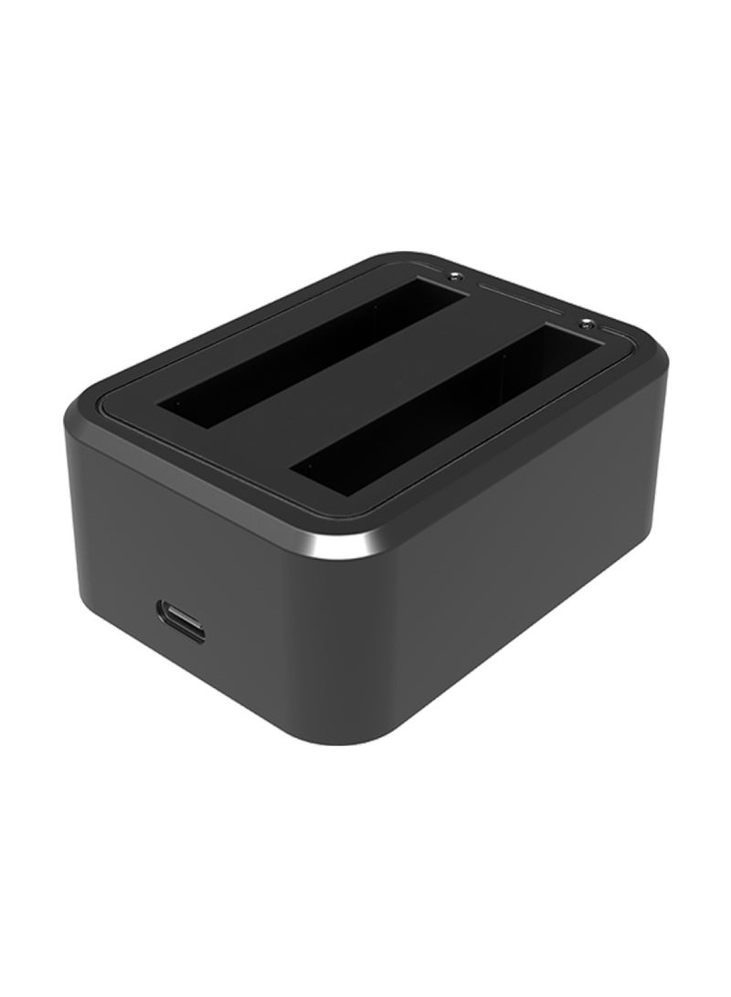 PULUZ USB Dual Batteries Charger with Indicator Light For  Insta360 X3 - Image 1