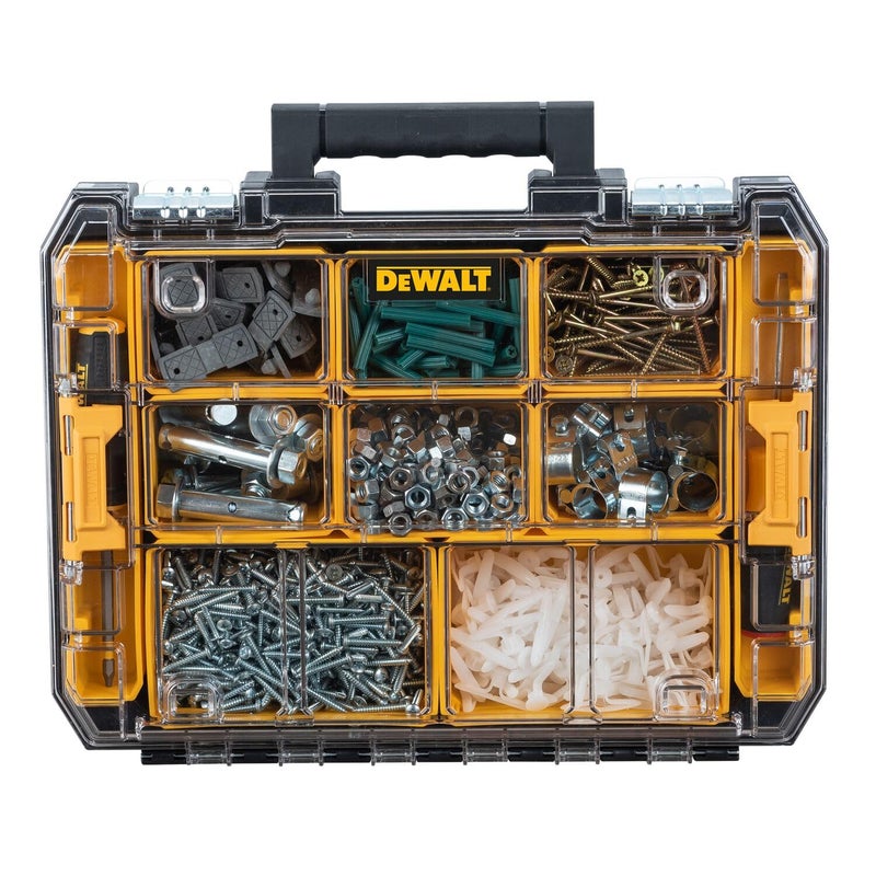 DEWALT TSTAK Tool Organizer, Small Parts Tool Box with Removable Compartments (DWST17805) - Image 3