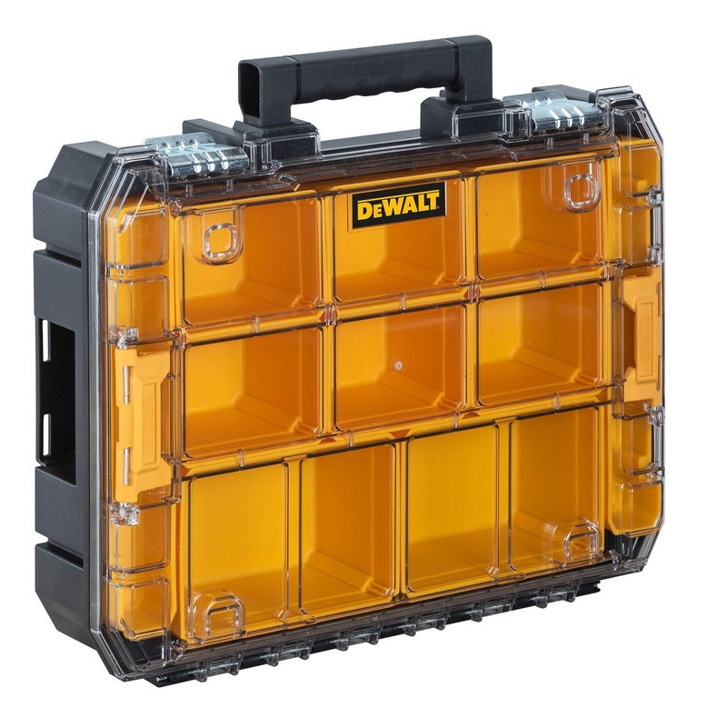 DEWALT TSTAK Tool Organizer, Small Parts Tool Box with Removable Compartments (DWST17805) - Image 1