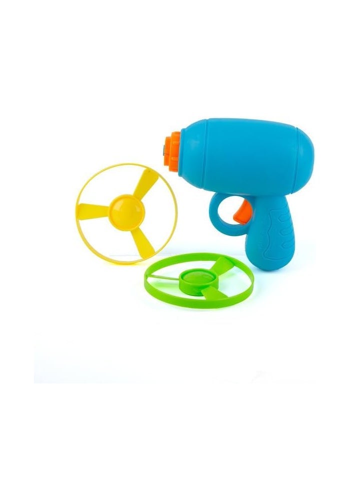 DAISO Cyclone Gun Kids Play Toy Blue - Image 2